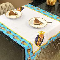 Kit com 2 peças - Toalha de chá e pano de prato bordado patchwork Linha Saudável - Criando com Pedaço de Pano