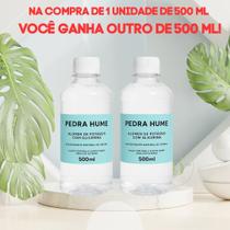 Kit Com 2 Pedra Hume Líquida 500ml Cada Com Glicerina Desodorante De Cristal