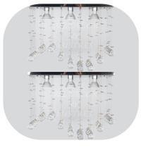 Kit Com 2 Pendentes Ondular Para Mesa De Jantar Kit Com 2 Pendentes Ondular Para Mesa De Jantar