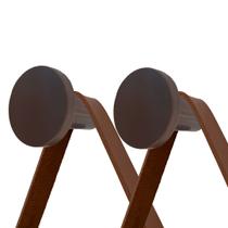 Kit com 2 Penduradores Suporte 4cm Fixador Multiuso de Parede para Pendurar Acessórios Chapéus Bolsas Kit com 2 Penduradores Suporte 4cm Fixador Multiuso de Parede para Pendurar Acessórios Chapéus Bolsas