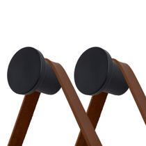 Kit com 2 Penduradores Suporte 4cm Fixador Multiuso de Parede para Pendurar Acessórios Chapéus Bolsas Kit com 2 Penduradores Suporte 4cm Fixador Multiuso de Parede para Pendurar Acessórios Chapéus Bolsas