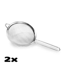 Kit Com 2 Peneira 14cm Luxo Inox Moderno Kit Com 2 Peneira 14cm Luxo Inox Moderno