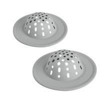 Kit com 2 Peneiras para Pia Spectrum em Silicone Flexível Cinza