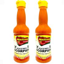 Kit com 2 Pimentas Scorpion Nativa 150ml A 2ª Mais picante Kit com 2 Pimentas Scorpion Nativa 150ml A 2ª Mais picante
