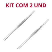 Kit com 2 Pinça Culinária Profissional 30cm Cozinha