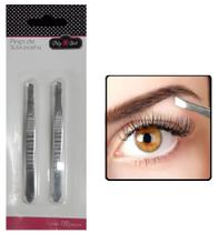 Kit com 2 Pinça para Sobrancelhas com Ponta Diagonal Kit com 2 Pinça para Sobrancelhas com Ponta Diagonal