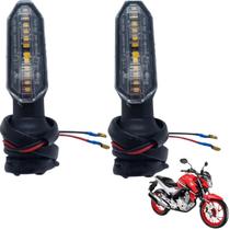 Kit Com 2 Pisca Led Seta Sequencial Cb Twister Cg 150 160