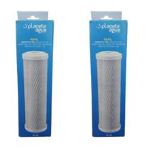 Kit com 2 planeta água refil purificador clor 9.3/4 120 l/h 1020 Kit com 2 planeta água refil purificador clor 9.3/4 120 l/h 1020