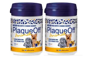 Kit com 2 Plaqueoff Removedor De Tártaro 40g Para Cães E Gatos Inovet - Inovet