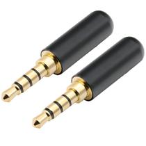 Kit Com 2 Plug Conector Fone P3 P2 Estéreo