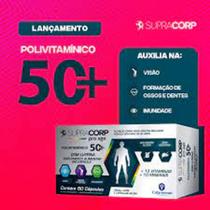 Kit com 2 Polivitamínico com Luteína Supracorp 60 cápsulas PRO AGE 50+