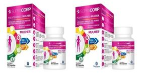 Kit com 2 Polivitamínicos Supracorp Mulher 60 Cápsulas Kit com 2 Polivitamínicos Supracorp Mulher 60 Cápsulas