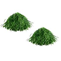 Kit com 2 Pom Pom Metalizados Brilho e Diversão