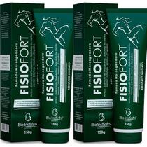 Kit com 2 Pomada Fisiofort Massageadora Bio Instinto Original 150g