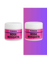 Kit com 2 Pomadas Clareadoras Rosa Mosqueta com Dolomita 30g Clareamento de Manchas, ROSTO, Virilh