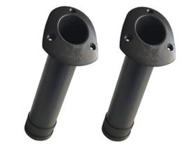 Kit com 2 Porta Varas de Embutir inclinado 30 Silver Náutica Caiaque Lancha Kit com 2 Porta Varas de Embutir inclinado 30 Silver Náutica Caiaque Lancha