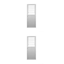 Kit com 2 Portas de Alumínio Basculante 210x80cm com Vidro Mini Boreal Soft Plus Mgm Kit com 2 Portas de Alumínio Basculante 210x80cm com Vidro Mini Boreal Soft Plus Mgm