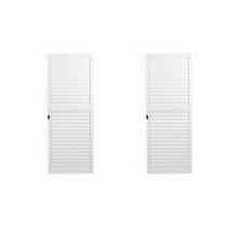 Kit com 2 Portas de Alumínio Laminada 210x90cm Linha Solida MGM Branco