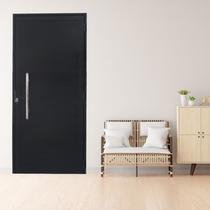 Kit com 2 Portas Lambril de Alumínio 210 X 80cm com Puxador Linha Veneza Lado Esquerdo