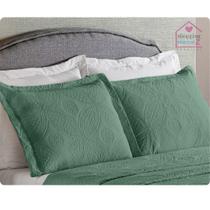 Kit Com 2 Portas Travesseiros Protetor Matelado Alice