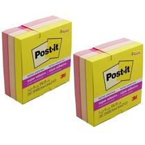 Kit com 2 POST-IT Alegria 76MM X 76MM