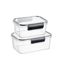 Kit com 2 Potes Herméticos Organizador Clear