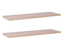 Kit Com 2 Prateleiras 40 X 15cm Suporte Invisivel Cor Carvalho Treviso (madeira Clara) Kit Com 2 Prateleiras 40 X 15cm Suporte Invisivel Cor Carvalho Treviso (madeira Clara)
