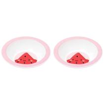 Kit com 2 Pratinhos Bowl Frutti Melancia Buba