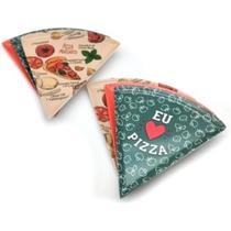 Kit Com 2 Prato Pizza - Pratos Formato Pizza Melamina Rígida