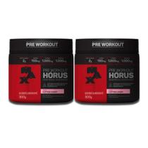 Kit com 2 Pré treino Hórus 2g Beta Alanina Max 300g Sabores Max Titanium
