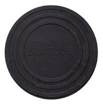 Kit Com 2 Protetor Tampa Para Ralo Borracha 12,5cm Proteção Contra Insetos