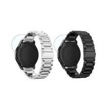 Kit com 2 Pulseiras 22mm Compativel com Galaxy Watch 3 45mm - Galaxy Watch 46mm - Galaxy Watch LTE 46mm - Gear S3 Fronti