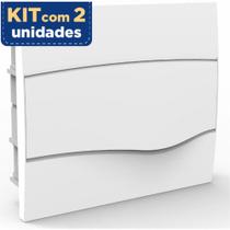 Kit com 2 Quadro Sistema VDI Embutir 25 x 32 Brum