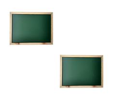 Kit com 2 Quadros Negros Lousa Verde 40x60cm