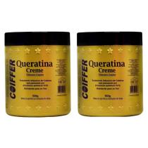 Kit Com 2 Queratina Creme Coiffer 500g Original Mascara De Hidratação Kit Com 2 Queratina Creme Coiffer 500g Original Mascara De Hidratação
