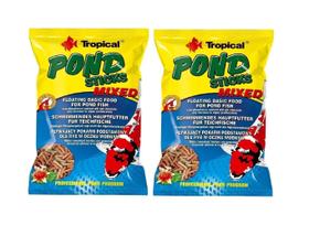 Kit Com 2 Ração Sticks Mixed ou Basic SticksTropical Koi Carpas Kinguios 90g cada Kit Com 2 Ração Sticks Mixed ou Basic SticksTropical Koi Carpas Kinguios 90g cada