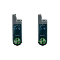 Kit Com 2 Rádio Comunicador Walkie Talkie Intelbras RC6 Mini