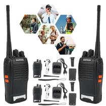 Kit Com 2 Radios Vhf/uhf 16 Canais Comunicador Profissional