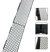 Kit com 2 Ralos 15x50 cm Grelha Bolinha com Coletora Preta para Jardim Kit com 2 Ralos 15x50 cm Grelha Bolinha com Coletora Preta para Jardim