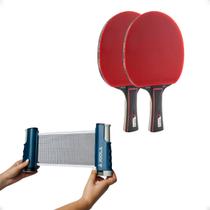 Kit com 2 Raquetes JOOLA Match Pro + Rede Retrátil