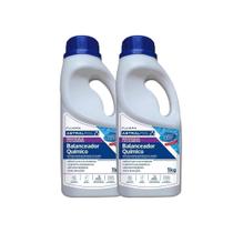 Kit Com 2 Redutor De Ph E Alcalinidade Para Piscinas Balanceador Químico 1kg Kit Com 2 Redutor De Ph E Alcalinidade Para Piscinas Balanceador Químico 1kg