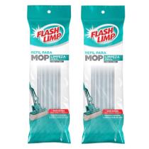 Kit com 2 Refil P/ Mop Limpeza Geral Plus em PVA Flash Limp RMOP7671