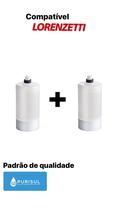 Kit Com 2 Refil Vela Filtro Lorenzetti Acquabella / Vitalle
