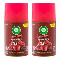 Kit com 2 Refis Bom Ar Freshmatic Aroma Sense Romance 250ml