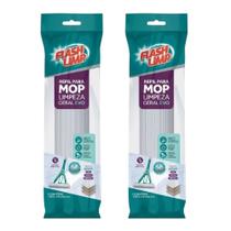 Kit Com 2 Refis Mop Evo Espuma Pva Dobrável Rodo Limpeza Magico RMOP7673 Flash Limp