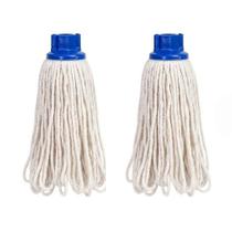 Kit com 2 Refis Mopinho de Algodão 190g para Limpeza Profissional