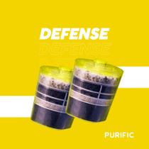 Kit com 2 refis originais purific modelo defense troca fácil