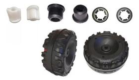 Kit Com 2 Rodas, Buchas E Travas