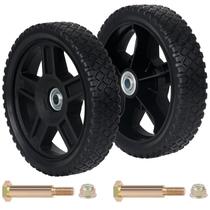 Kit com 2 Rodas para Cortador de Grama CheeMuii 20 cm com Parafusos Kit com 2 Rodas para Cortador de Grama CheeMuii 20 cm com Parafusos