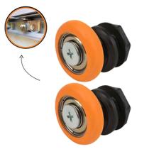 Kit Com 2 Roldana Reg. 1125 Para Vidro Temperado 8/10mm Kit Com 2 Roldana Reg. 1125 Para Vidro Temperado 8/10mm